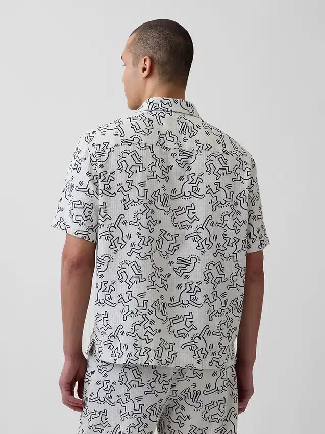 Keith Haring-skjorte med struktur