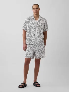 Keith Haring strukturerte Easy-Shorts