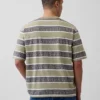 Keith Haring T-skjorte i oversize-modell med striper