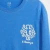 Keith Haring T-skjorte med grafisk trykk i avslappet passform