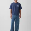 Keith Haring T-skjorte med grafisk trykk i oversized-modell