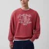 Keith Haring tykk logo-sweatshirt
