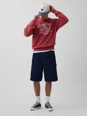 Keith Haring tykk logo-sweatshirt