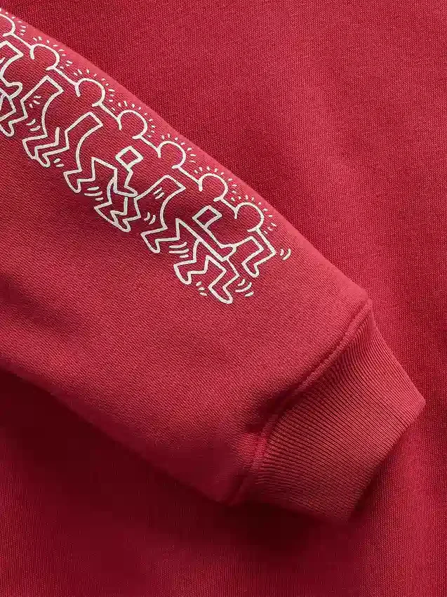 Keith Haring Vintagesoft-hettegenser for småbarn