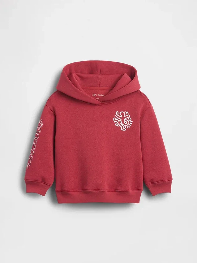 Keith Haring Vintagesoft-hettegenser for småbarn