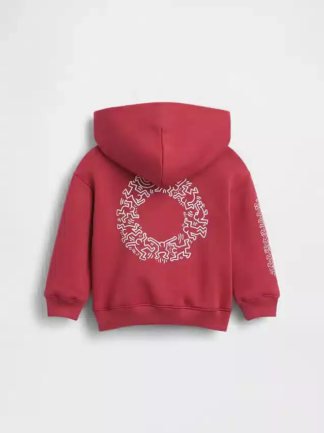 Keith Haring Vintagesoft-hettegenser for småbarn