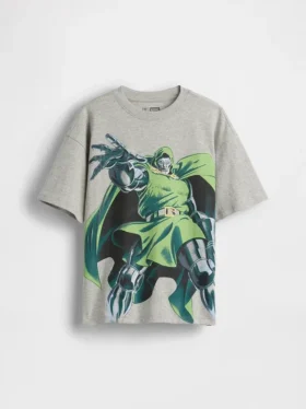 Kids Marvel T-skjorte med grafisk trykk i avslappet passform