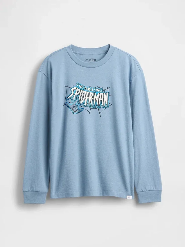 Kids Marvel T-skjorte med grafisk trykk i avslappet passform
