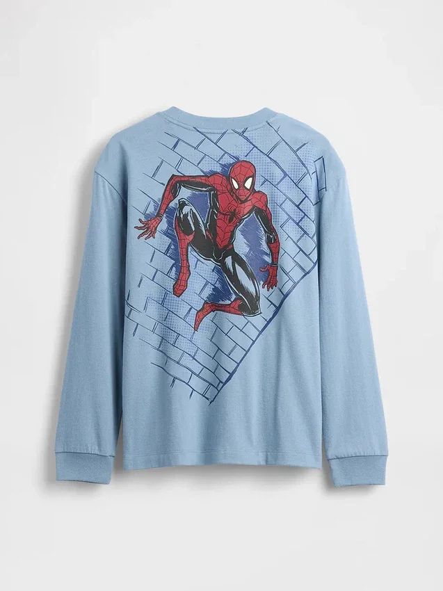 Kids Marvel T-skjorte med grafisk trykk i avslappet passform