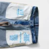 Kjøp blå, avslappede jeans med rett ben