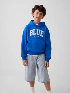 Kjøp Blue Kids Vintagesoft Relaxed-hettegenser