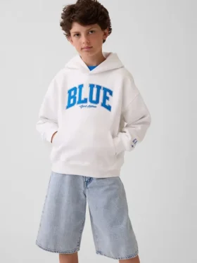 Kjøp Blue Kids Vintagesoft Relaxed-hettegenser