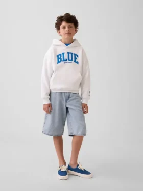 Kjøp Blue Kids Vintagesoft Relaxed-hettegenser