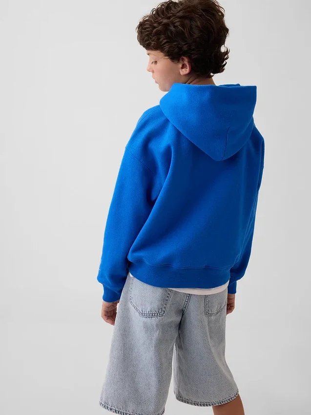 Kjøp Blue Kids Vintagesoft Relaxed-hettegenser