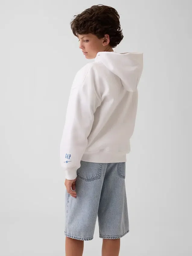 Kjøp Blue Kids Vintagesoft Relaxed-hettegenser
