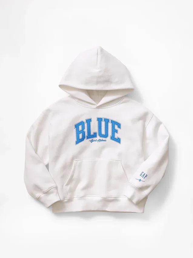 Kjøp Blue Kids Vintagesoft Relaxed-hettegenser