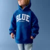 Kjøp Blue Kids Vintagesoft Relaxed-hettegenser