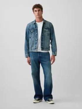 Klassisk ikonisk denimjakke