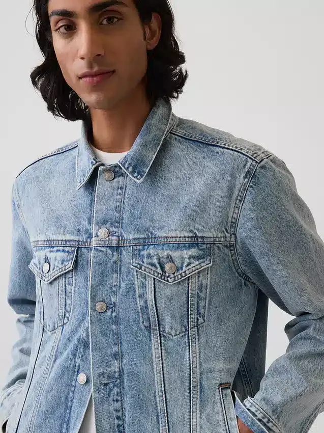 Klassisk ikonisk denimjakke