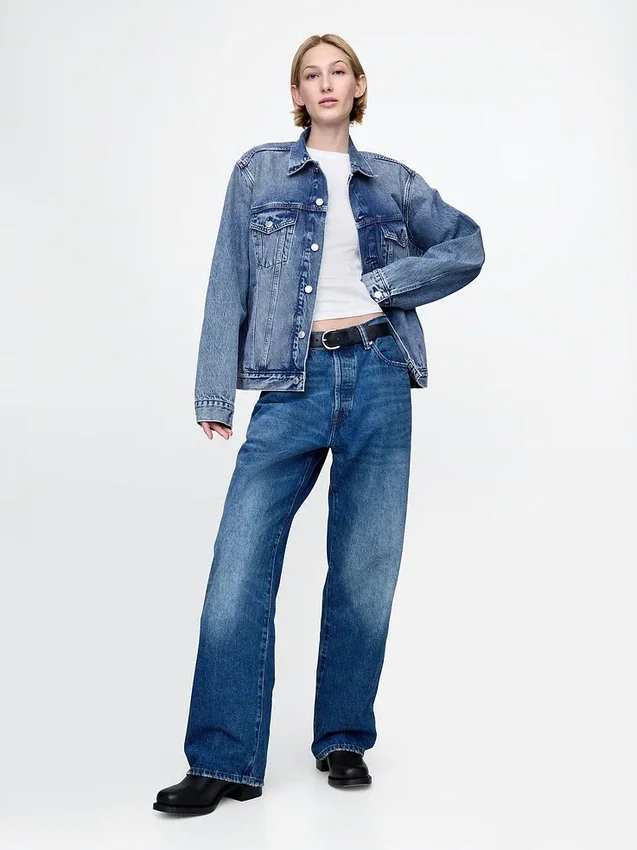 Klassisk ikonisk denimjakke