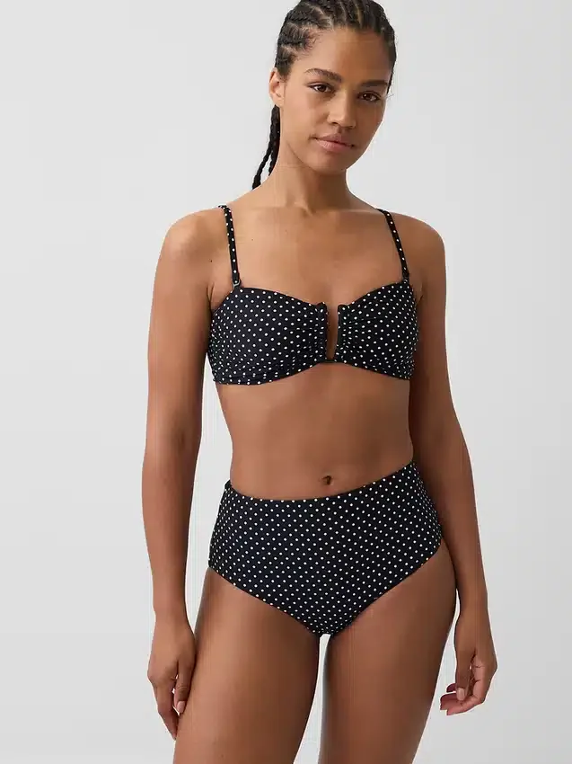 Konvertibel bandeau-bikinitopp