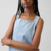 Kort denim-tanktop