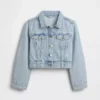 Kort denimjakke for barn