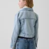 Kort denimjakke for barn