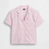 Kort pyjamas-skjorte i poplin