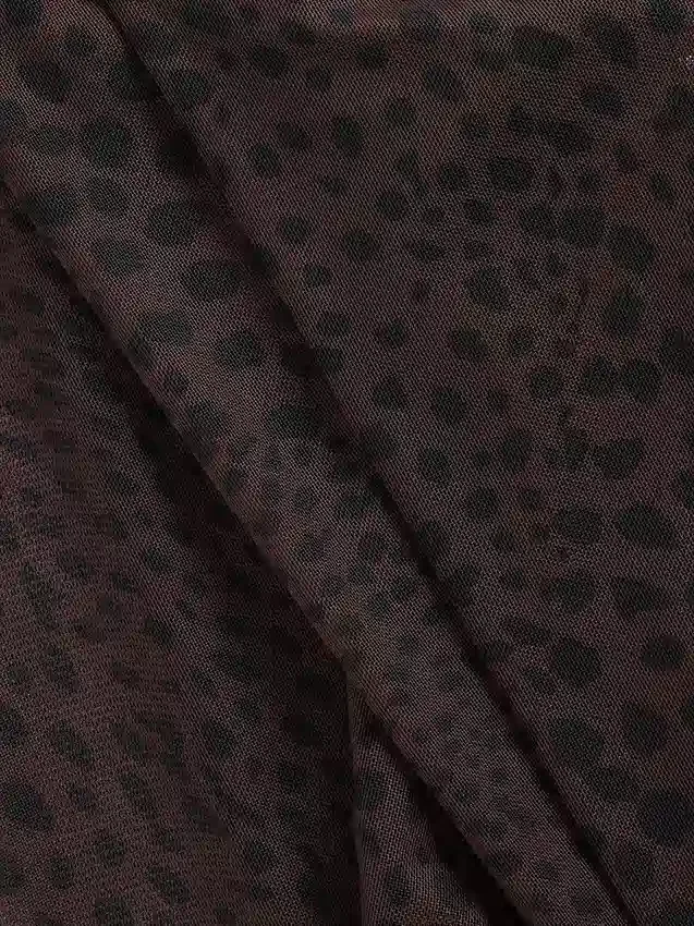 Kort T-skjorte i mesh