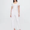Korte pyjamasbukser i pointelle