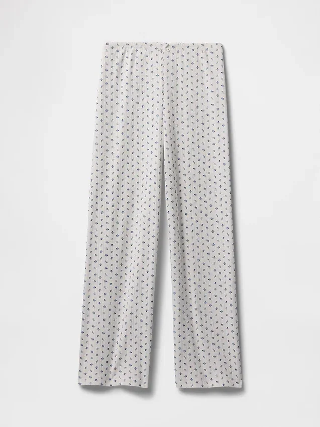 Korte pyjamasbukser i pointelle