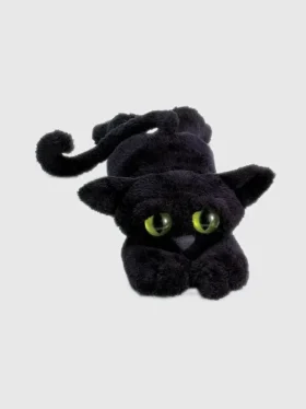 Lanky Cats Ziggy – svart kattedukke