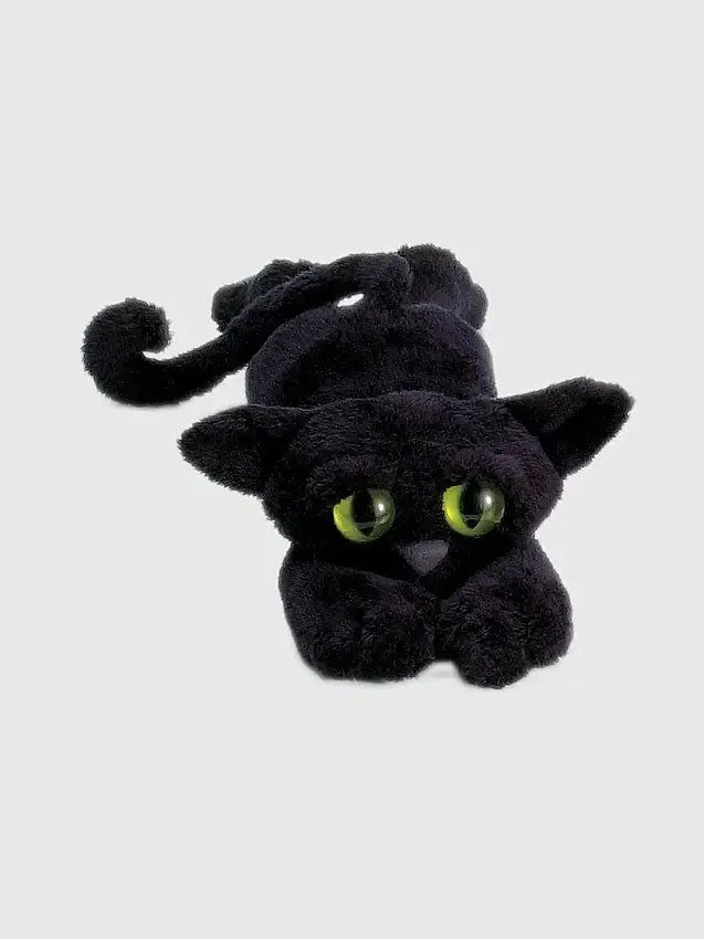 Lanky Cats Ziggy – svart kattedukke