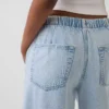 Lave, løse cropped-Jeans i 90-tallsstil