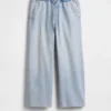 Lave, løse cropped-Jeans i 90-tallsstil