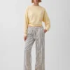 Lavt liv, løse, korte Jeans med striper i 90-tallsstil