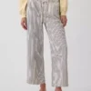 Lavt liv, løse, korte Jeans med striper i 90-tallsstil