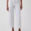 Lavt sittende, avslappet cropped-Jeans