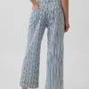Lavt sittende, avslappet cropped-Jeans