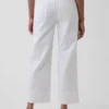 Lavt sittende, avslappet cropped-Jeans