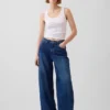 Lavt sittende, ekstra baggy Jeans