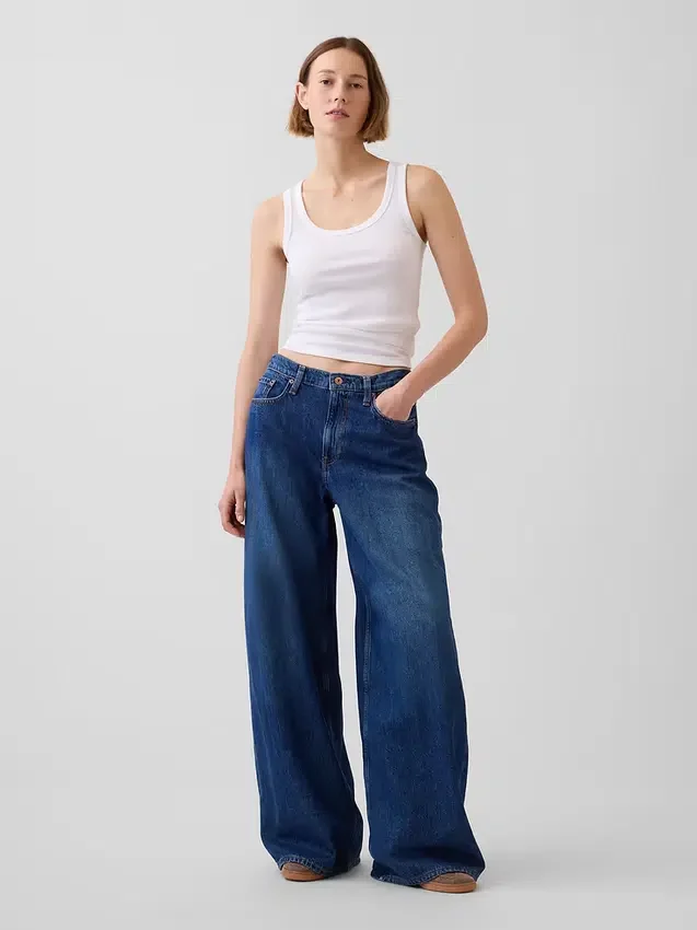 Lavt sittende, ekstra baggy Jeans