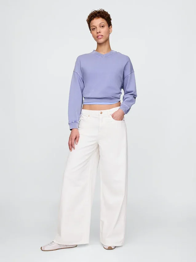 Lavt sittende, ekstra baggy Jeans