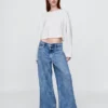 Lavt sittende, ekstra baggy Jeans