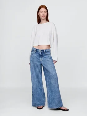 Lavt sittende, ekstra baggy Jeans