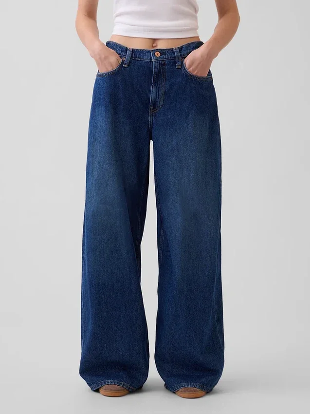 Lavt sittende, ekstra baggy Jeans
