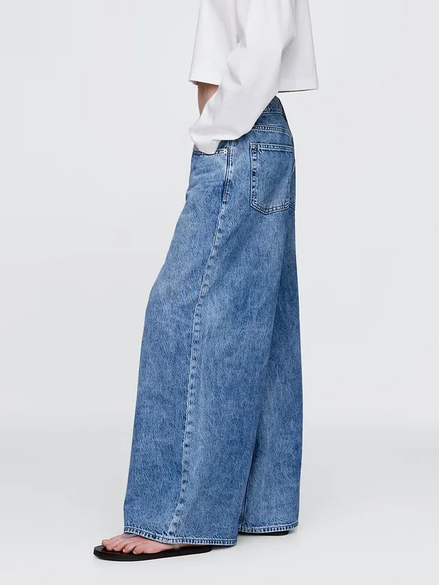 Lavt sittende, ekstra baggy Jeans