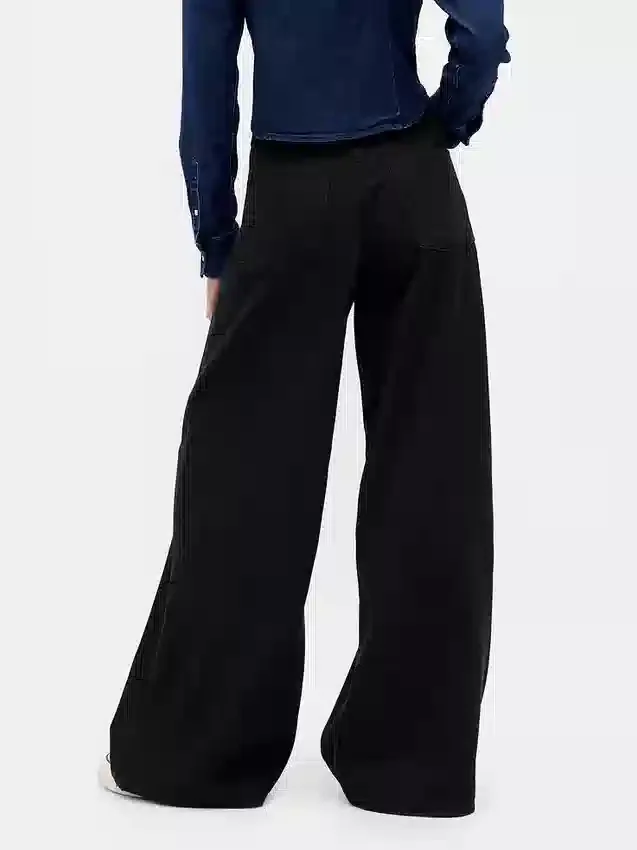 Lavt sittende, ultramyke, ekstra vide Jeans