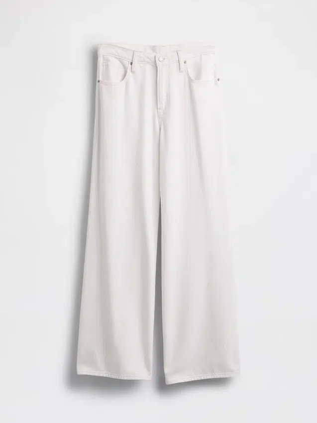 Lavt sittende, ultramyke, ekstra vide Jeans